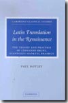 Latin translation in the Renaissance. 9780521837170