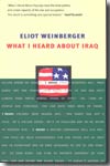 What I heard about Iraq