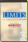 Limits to privatization