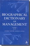 Biographical dictionary of management
