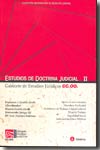 Estudios de doctrina judicial II. 9788496465343