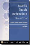 Mastering financial mathematics in Microsoft Excel