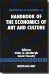 Handbook of the economics of art and culture