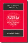 The Cambridge history of Russia. 9780521861946