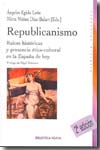 El republicanismo español. 9788497427340