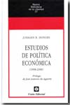 Estudios de política económica (1998-2006)