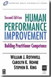 Human performance inprovement. 9780750679961