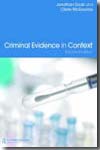 Criminal Evidence in context. 9780415458498