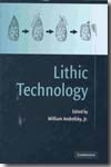 Lithic technology. 9780521888271