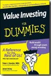 Value investing for dummies. 9780470232224