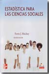 Estadística para las ciencias sociales. 9789701066997