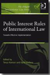 Public interest rules of international Law. 9780754678236