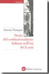 Storia del costituzionalismo italiano nell'età dei Lumi