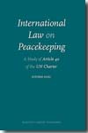 International Law on peacekeeping. 9789004172265