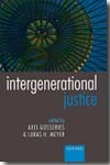 Intergenerational Justice. 9780199282951
