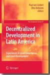 Decentralized development in Latin America. 9789048137381