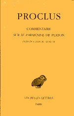 Commentaire sur le Parménide de Platon. 9782251005638