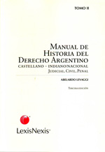 Manual de historia del Derecho argentino