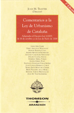 Comentarios a la Ley de Urbanismo de Cataluña