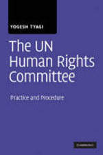 The UN Human Rights Committee. 9780521115933