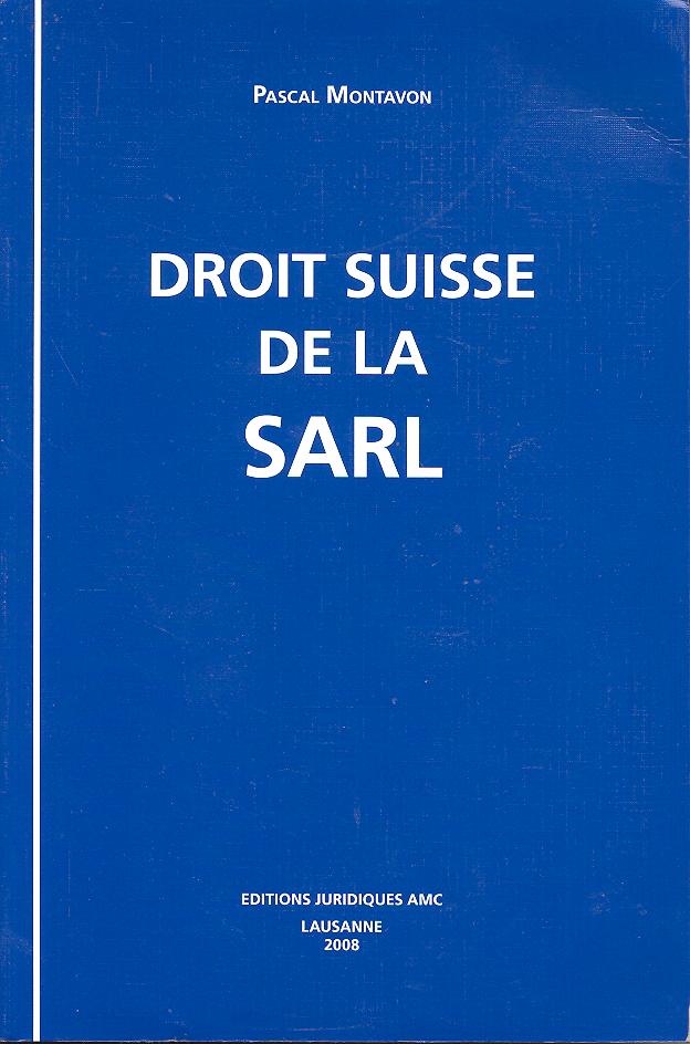 Droit suisse de la Sarl. 100821446