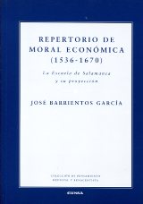 Repertorio de moral económica (1536-1670). 9788431327804