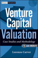 Venture capital valuation. 9780470908280