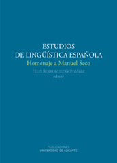 Estudios de lingüística española. 9788497171830
