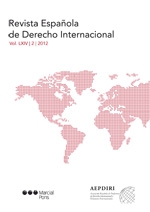 Revista Española de Derecho Internacional, Vol. LXIV, Nº 2, Año 2012 