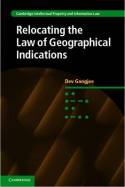 Relocating the Law of geographical indications. 9780521192026