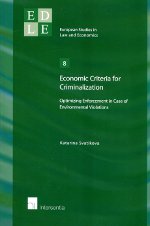 Economic criteria for criminalization. 9781780680507
