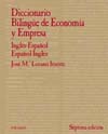 Diccionario bilingüe de Economía y Empresa. 9788436819885