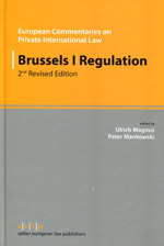 Brussels I Regulation. 9783866531420