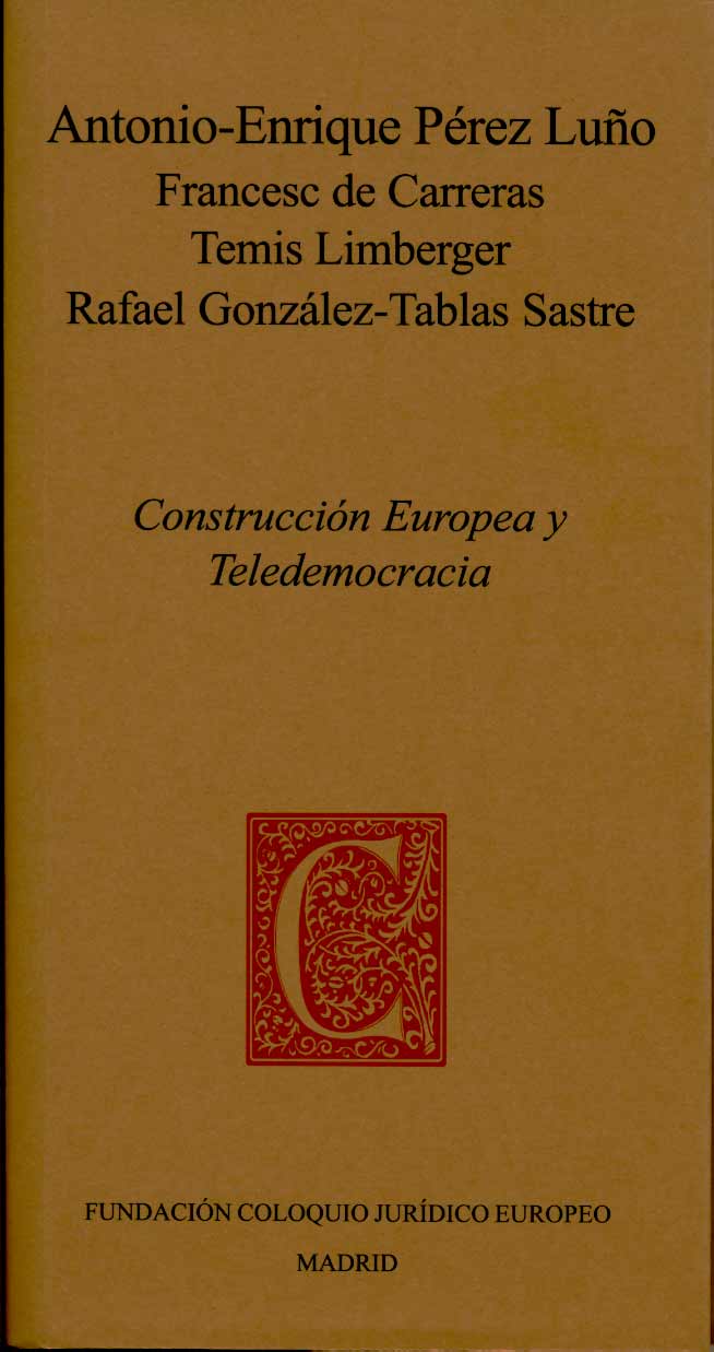 Construcción europea y teledemocracia