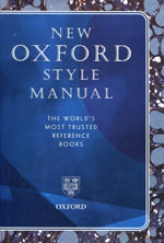 New Oxford style manual. 9780199657223