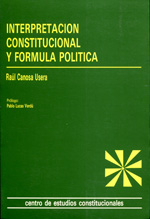 Interpretación constitucional y fórmula política