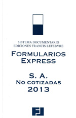 FORMULARIOS EXPRESS-S.A. No cotizadas 2013. 9788415446446