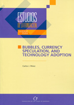 Bubbles, currency speculation, and technology adoption