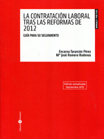 La contratación laboral tras las reformas de 2012