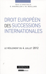 Droit européen des successions internationales