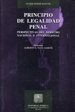 Principio de legalidad penal. 9786070903816