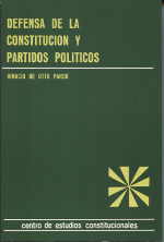 Defensa de la Constitución y partidos políticos. 9788425907241