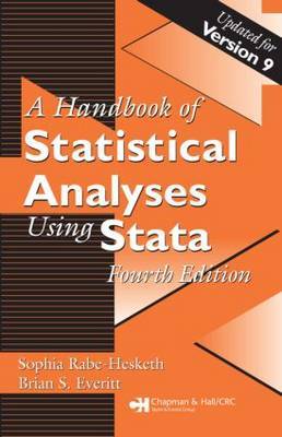 A handbook of statistical analyses using Stata. 9781584887560