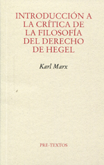 Introducción a la crítica de la Filosofía del Derecho de Hegel