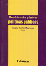 Manual de análisis y diseño de políticas públicas. 9789587108965