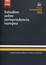 Estudios sobre jurisprudencia europea. 9788490536186