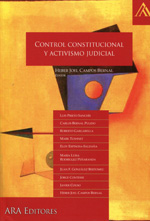 Control constitucional y activismo judicial. 9786124077340