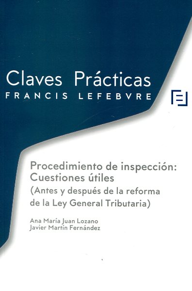 CLAVES PRÁCTICAS-Procedimiento de inspección. 9788416268740