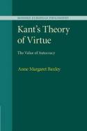 Kant's Theory of Virtue. 9781107491977