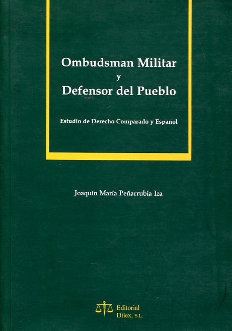 Ombudsman militar y defensor del pueblo. 9788488910271